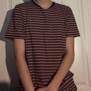 PacSun Scallop T-Shirt Salmon/Orange